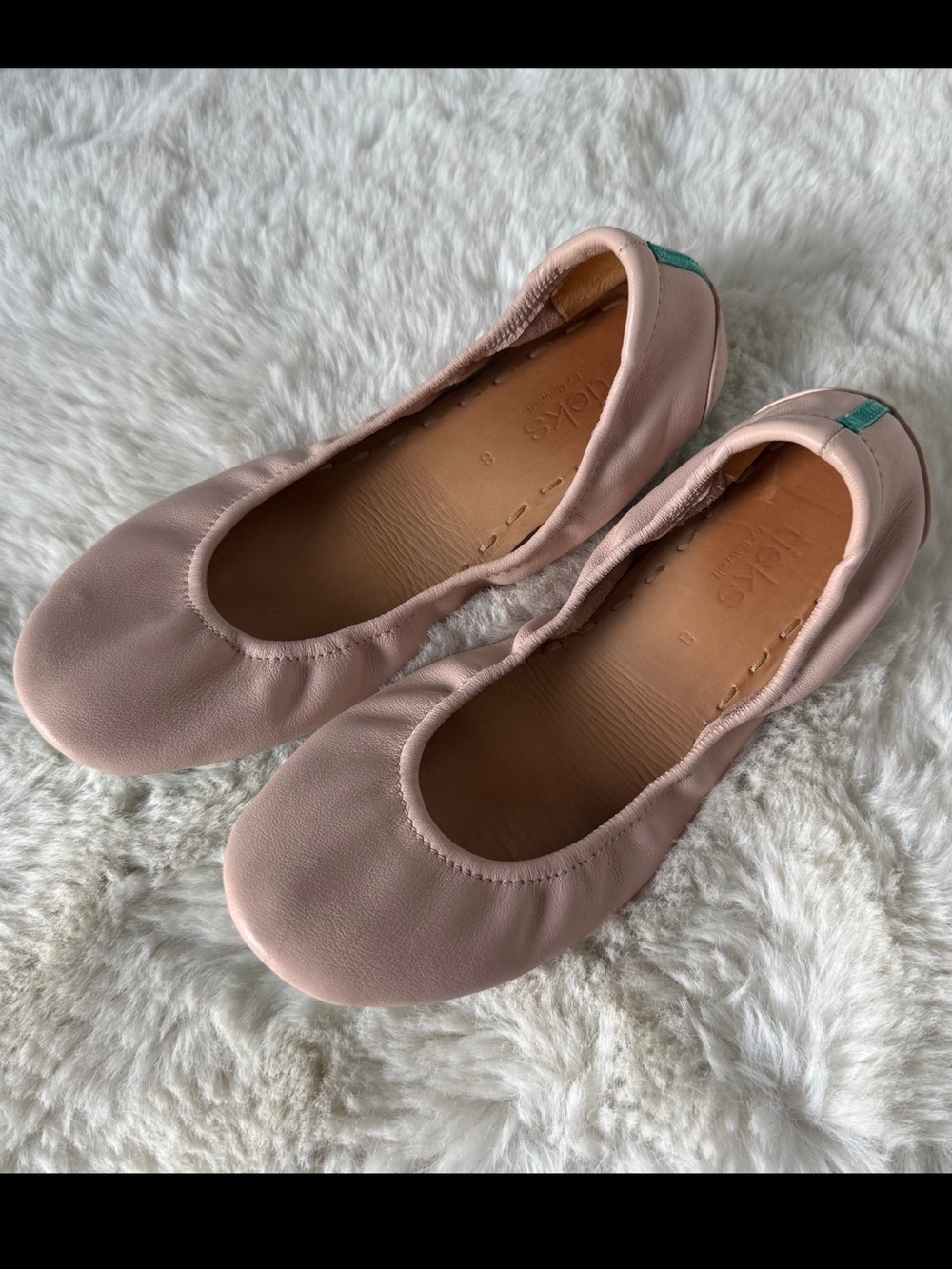 TIEKS by Gavrieli Ballerina Foldable Ballet Flats Ballerina Pink Size 8